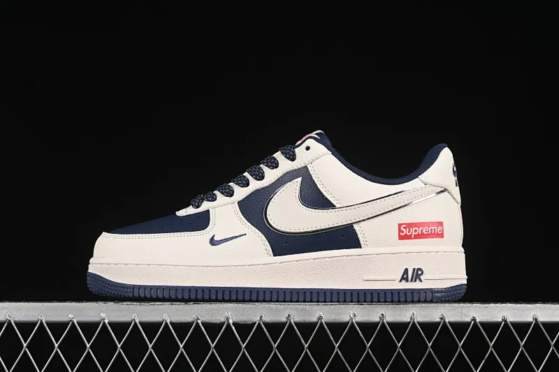 All categories Nk Air Force 1 Air Force series Nk Air Force 1 Low Air Force low-top Nike Air Force 1'07 Low Supreme co-branded beige bright edge Air Force 1 low-top casual sneakers HH7518-057